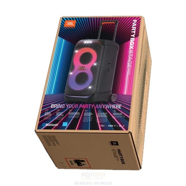 JBL PartyBox Stage 320 portable speaker with lightshow, available at Bluescale Nairobi Kenya