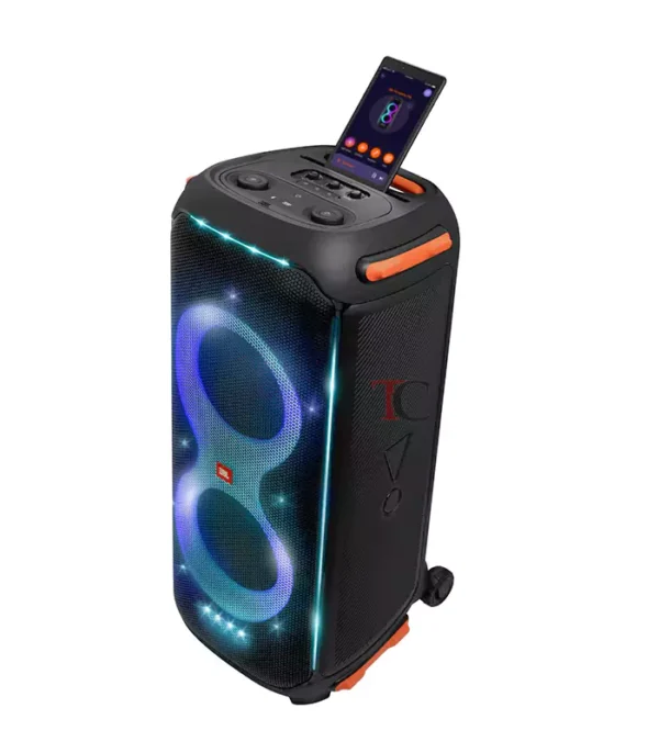 JBL PartyBox 710 splashproof party speaker with wheels and lightshow, available at Bluescale Nairobi Kenya