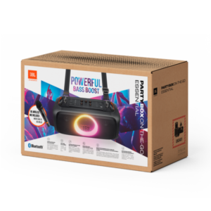 JBL PartyBox On‑The‑Go Essential portable speaker with 2 wireless mics, available at Bluescale Nairobi Kenya