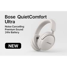 Bose QuietComfort Ultra Headphones with plush ear cushions and sleek design