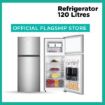 Hisense 120L Frost Double Door Refrigerator REF120DR — compact silver fridge