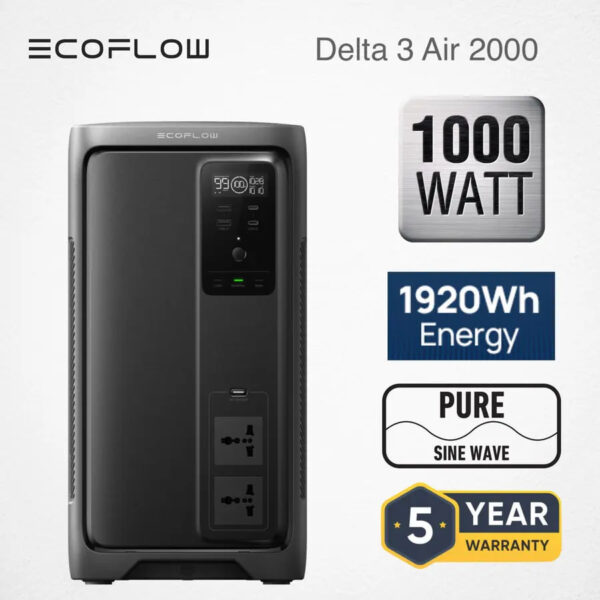 EcoFlow DELTA 3 Air 2000 Portable Power Station